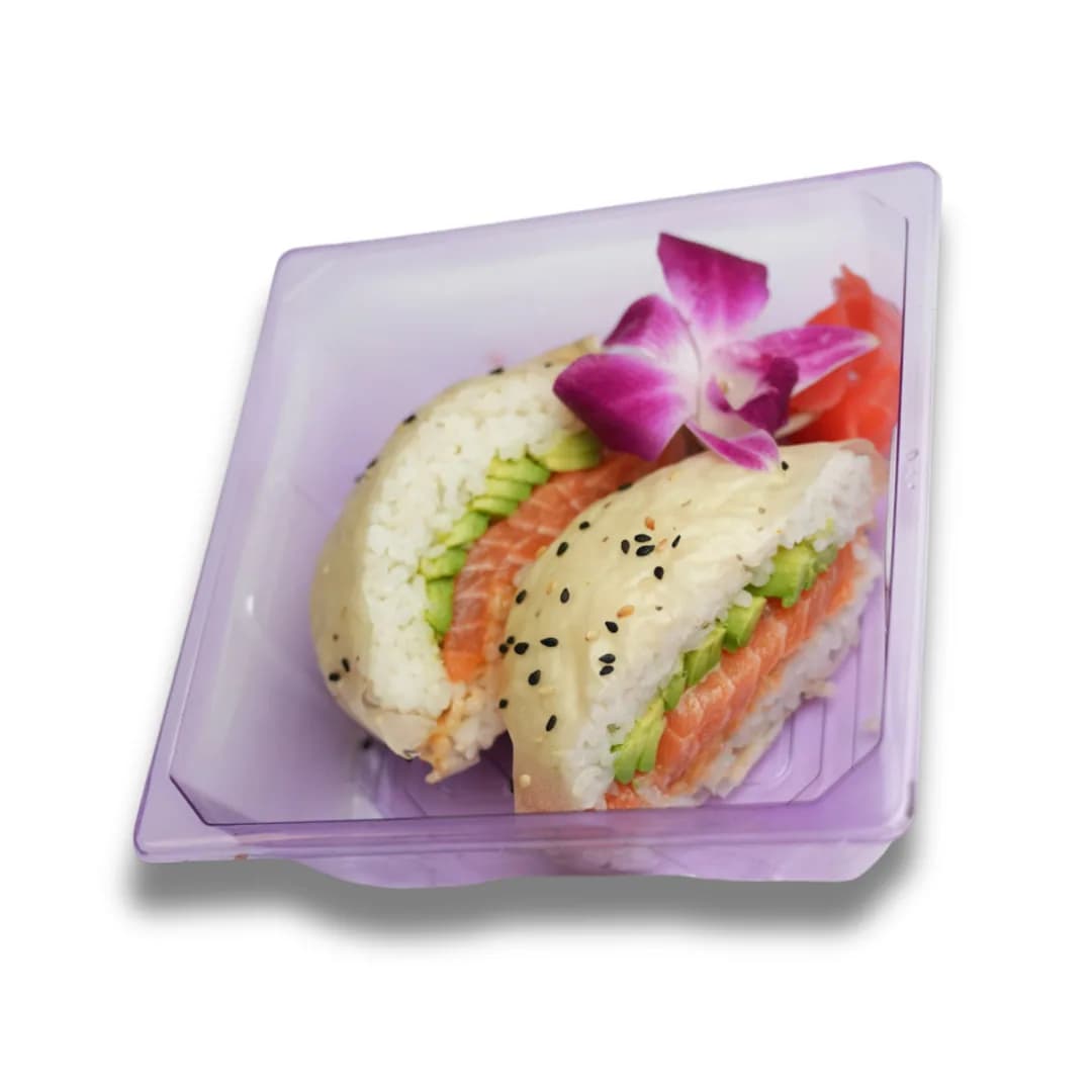 Sushi Burger Salmon 2pcs