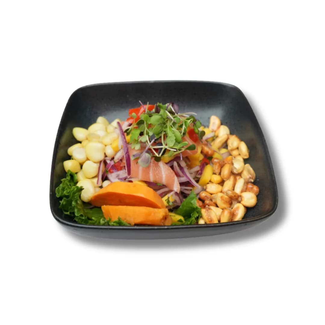 Tropical salmon nikkei